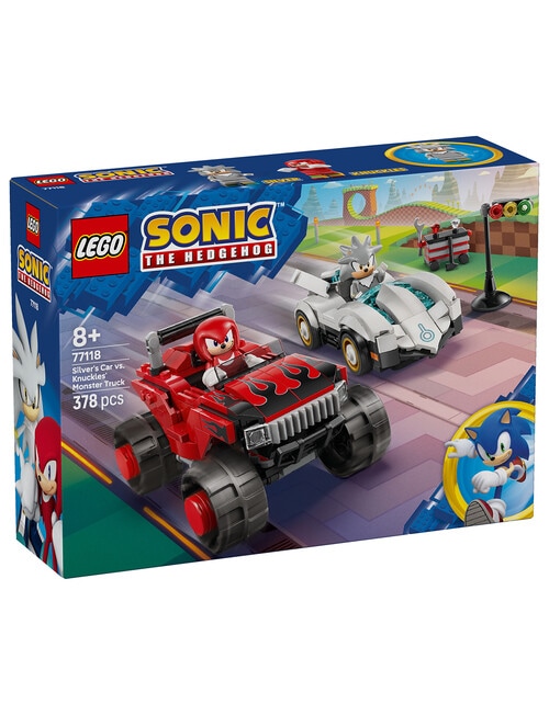 LEGO Sonic Silver's Car vs. Knuckles' Monster Truck, 77118 product photo View 10 L