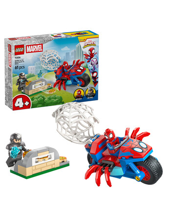 LEGO Spider-Man Spidey on his Motorcycle vs. Rhino, 11206 product photo