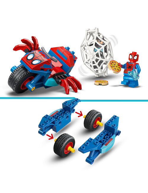 LEGO Spider-Man Spidey on his Motorcycle vs. Rhino, 11206 product photo View 09 L