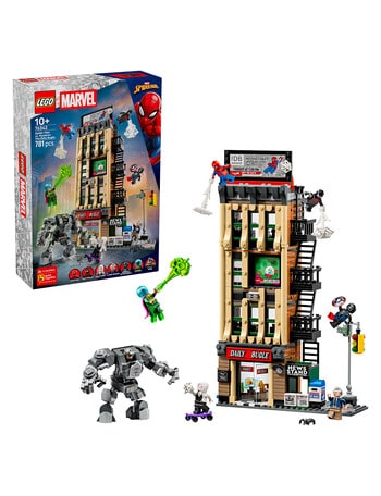LEGO Superheroes Spider-Man vs. Mysterio: The Daily Bugle, 76342 product photo