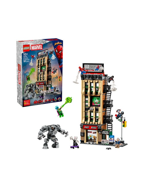 LEGO Superheroes Spider-Man vs. Mysterio: The Daily Bugle, 76342 product photo