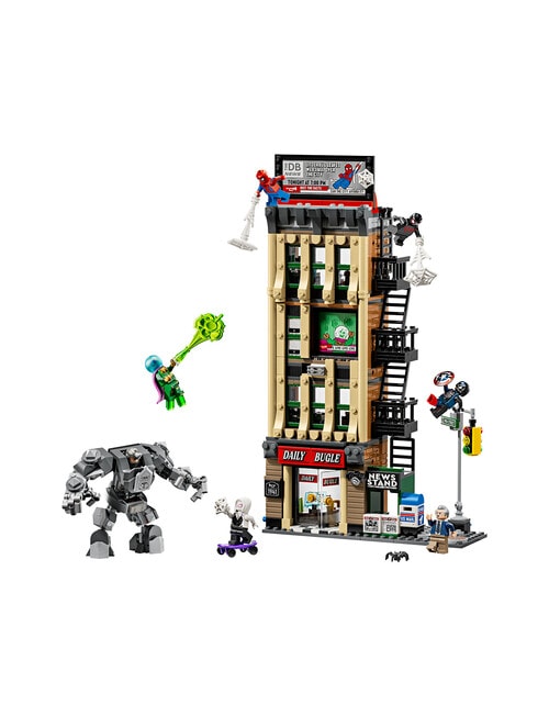 LEGO Superheroes Spider-Man vs. Mysterio: The Daily Bugle, 76342 product photo View 02 L