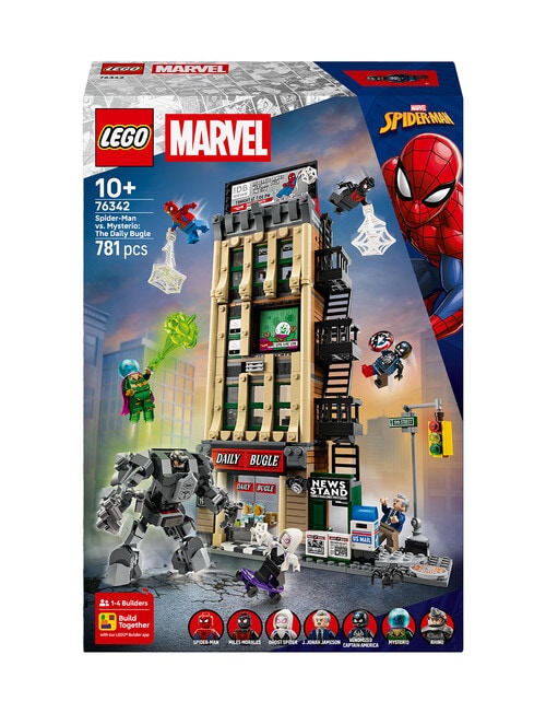 LEGO Superheroes Spider-Man vs. Mysterio: The Daily Bugle, 76342 product photo View 03 L