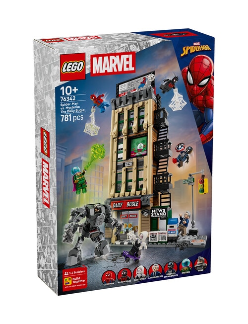 LEGO Superheroes Spider-Man vs. Mysterio: The Daily Bugle, 76342 product photo View 12 L
