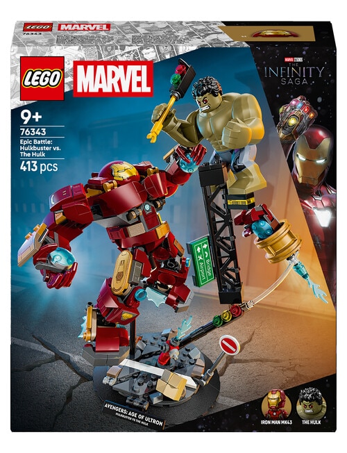 LEGO Superheroes Epic Battle: Hulkbuster vs. The Hulk, 76343 product photo View 03 L