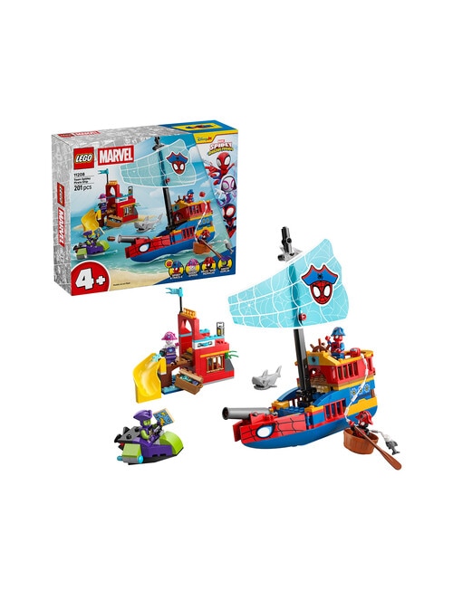 LEGO Superheroes Team Spidey Pirate Ship, 11208 product photo