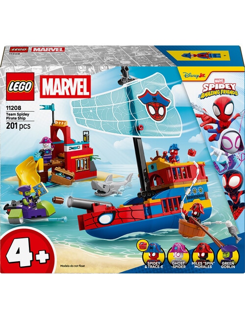 LEGO Spider-Man Team Spidey Pirate Ship, 11208 product photo View 03 L