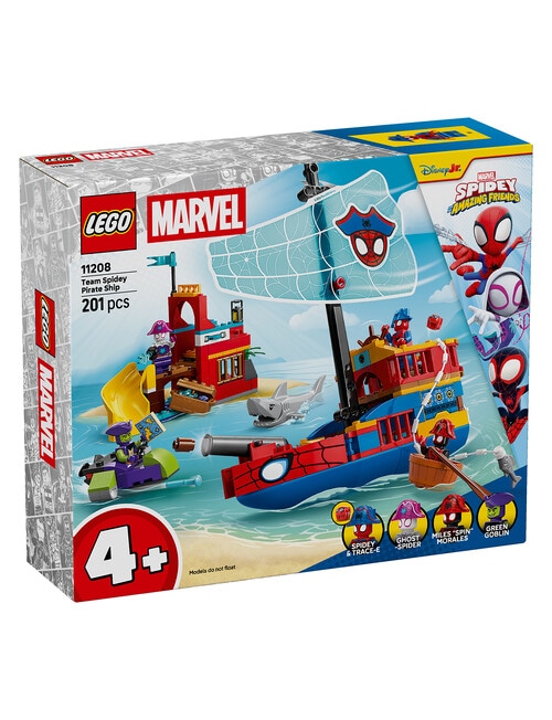 LEGO Superheroes Team Spidey Pirate Ship, 11208 product photo View 13 L