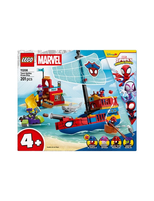 LEGO Superheroes Team Spidey Pirate Ship, 11208 product photo View 14 L