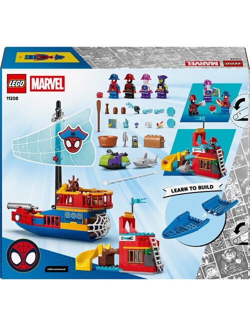 LEGO Spider-Man Team Spidey Pirate Ship, 11208 product photo View 16 L