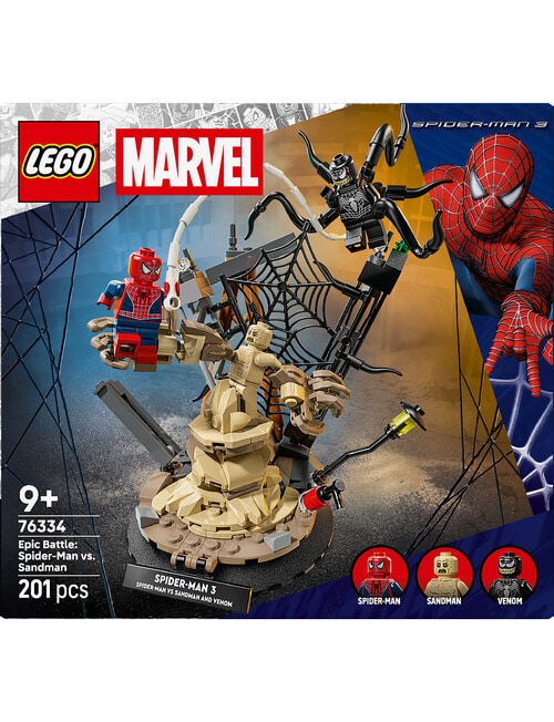 LEGO Superheroes Epic Battle: Spider-Man vs. Sandman, 76334 product photo View 13 L