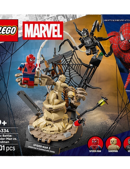 LEGO Superheroes Epic Battle: Spider-Man vs. Sandman, 76334 product photo View 13 L