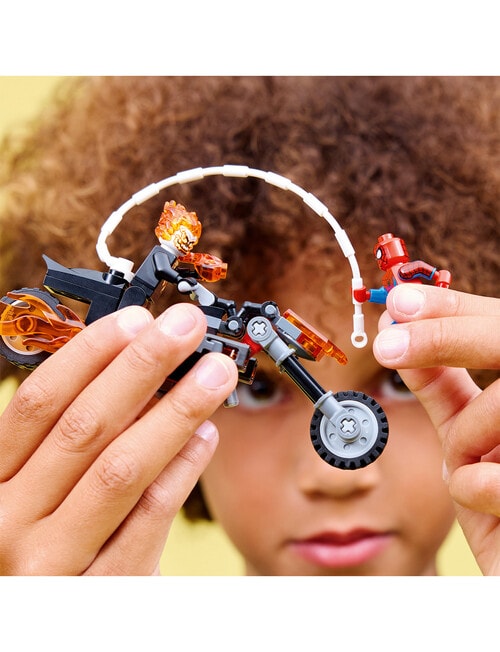 LEGO Superheroes Spider-Man vs. Ghost Rider Motorcycle, 76335 product photo View 06 L