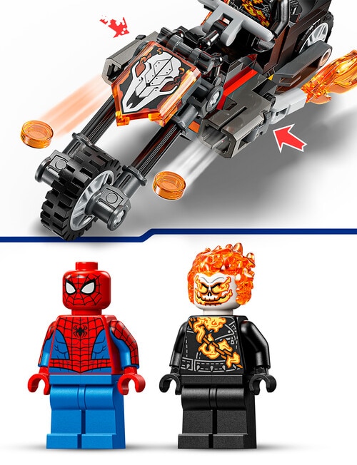 LEGO Superheroes Spider-Man vs. Ghost Rider Motorcycle, 76335 product photo View 08 L