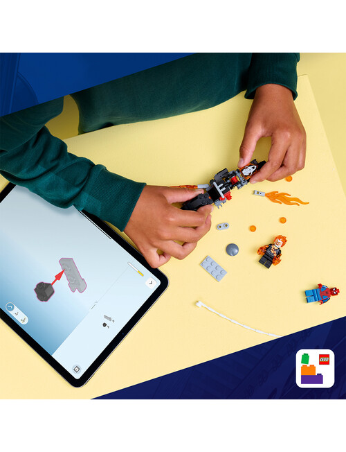 LEGO Superheroes Spider-Man vs. Ghost Rider Motorcycle, 76335 product photo View 10 L