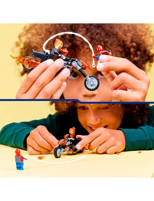 LEGO Superheroes Spider-Man vs. Ghost Rider Motorcycle, 76335 product photo View 11 L