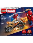LEGO Superheroes Spider-Man vs. Ghost Rider Motorcycle, 76335 product photo View 14 S