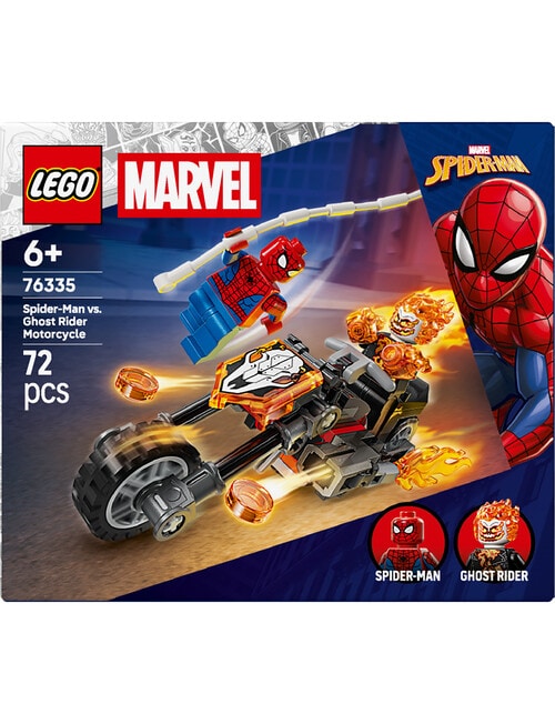 LEGO Superheroes Spider-Man vs. Ghost Rider Motorcycle, 76335 product photo View 14 L