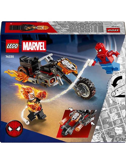 LEGO Superheroes Spider-Man vs. Ghost Rider Motorcycle, 76335 product photo View 16 L