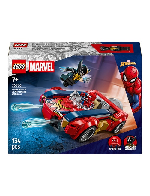 LEGO Superheroes Spider-Man Car vs. Venomized Wolverine, 76336 product photo View 02 L