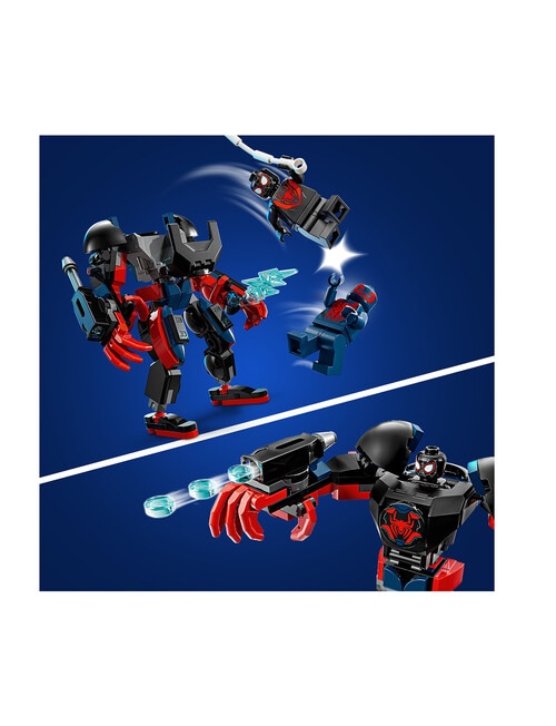 LEGO Superheroes Miles Morales Mech vs. Spider-Man, 2099 76337 product photo View 05 L