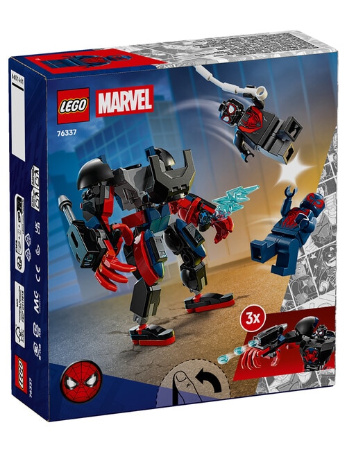 LEGO Superheroes Miles Morales Mech vs. Spider-Man, 2099 76337 product photo View 14 L