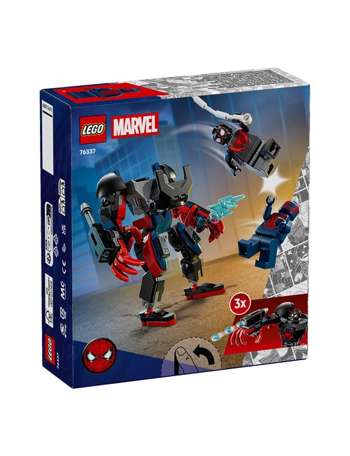 LEGO Superheroes Miles Morales Mech vs. Spider-Man, 2099 76337 product photo View 14 L