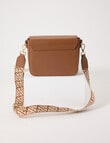 Boston + Bailey Leather Flap Crossbody Bag, Natural product photo View 03 S