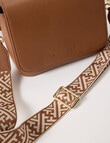 Boston + Bailey Leather Flap Crossbody Bag, Natural product photo View 05 S
