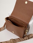 Boston + Bailey Leather Flap Crossbody Bag, Natural product photo View 06 S