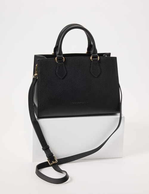 Boston + Bailey Leather Shopper Bag, Black product photo