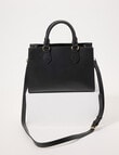 Boston + Bailey Leather Shopper Bag, Black product photo View 03 S