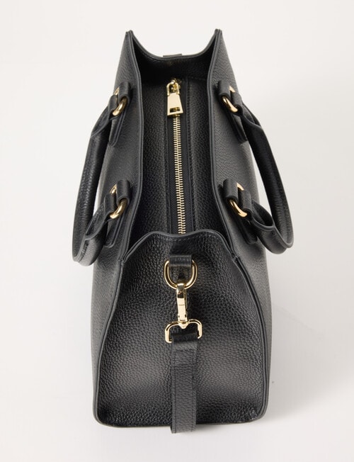 Boston + Bailey Leather Shopper Bag, Black product photo View 04 L