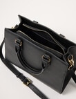 Boston + Bailey Leather Shopper Bag, Black product photo View 05 S