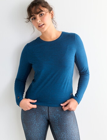 Superfit Limitless Long Sleeve Tee, Dark Teal product photo