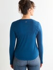 Superfit Limitless Long Sleeve Tee, Dark Teal product photo View 02 S
