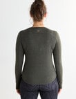 Superfit Limitless Long Sleeve Tee, Dark Olive product photo View 02 S