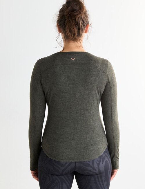 Superfit Limitless Long Sleeve Tee, Dark Olive product photo View 02 L