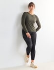 Superfit Limitless Long Sleeve Tee, Dark Olive product photo View 03 S