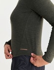Superfit Limitless Long Sleeve Tee, Dark Olive product photo View 04 S