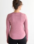Superfit Limitless Long Sleeve Tee, Vintage Pink product photo View 02 S