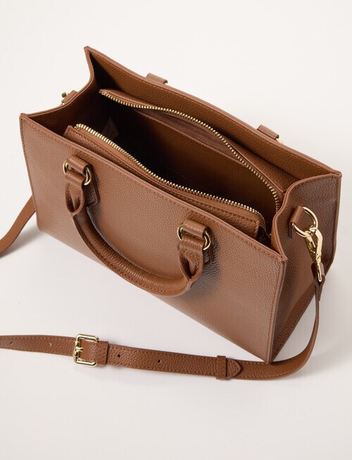 Boston + Bailey Leather Shopper Bag, Natural product photo View 05 L