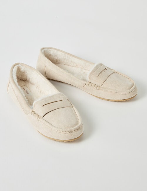 Whistle Sherpa Lined Slipper, Mink product photo