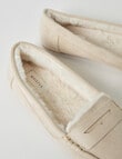 Whistle Sherpa Lined Slipper, Mink product photo View 02 S