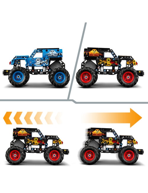 LEGO Technic Monster Jam Grave Digger Fire and Ice, 42219 product photo View 06 L