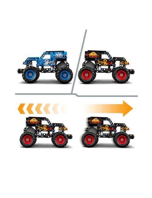 LEGO Technic Monster Jam Grave Digger Fire and Ice, 42219 product photo View 06 L
