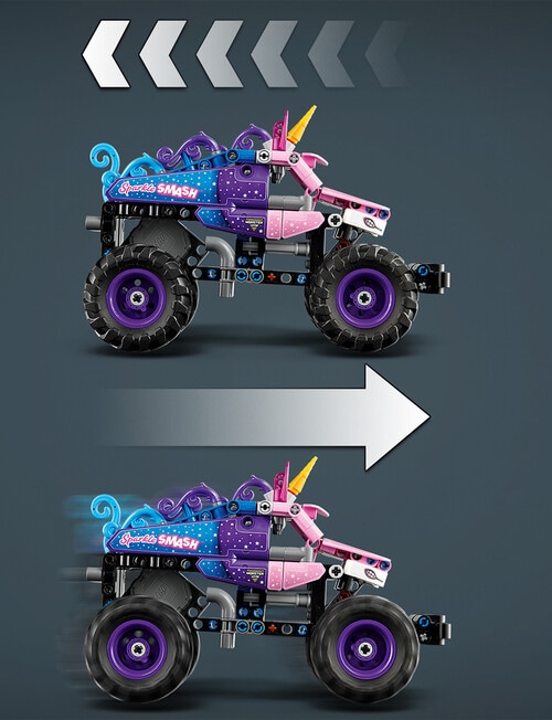 LEGO Technic Monster Jam Sparkle Smash Pull-Back, 42220 product photo View 04 L