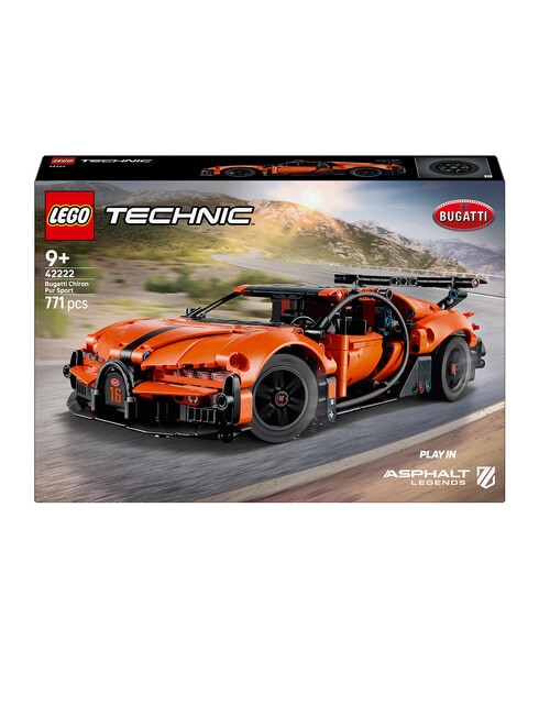 LEGO Technic Bugatti Chiron Pur Sport Hypercar, 42222 product photo View 03 L