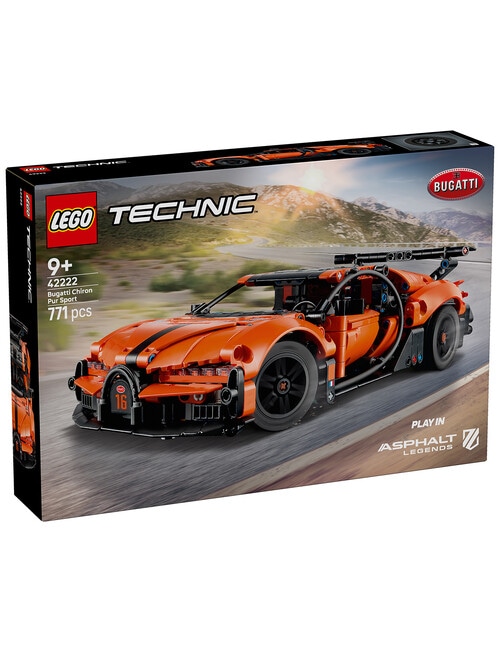 LEGO Technic Bugatti Chiron Pur Sport Hypercar, 42222 product photo View 14 L