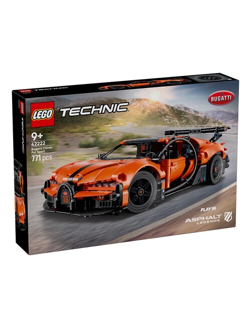 LEGO Technic Bugatti Chiron Pur Sport Hypercar, 42222 product photo View 14 L